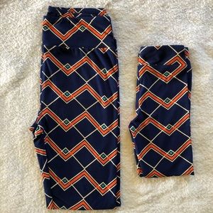 NWOT LuLaRoe mommy and me leggings set